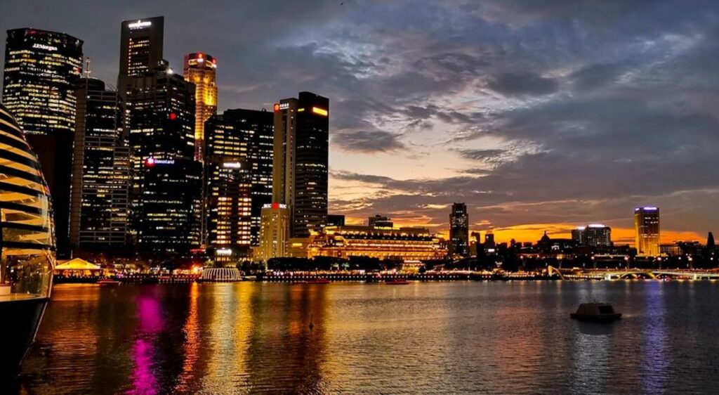 best place to see sunset in singapore